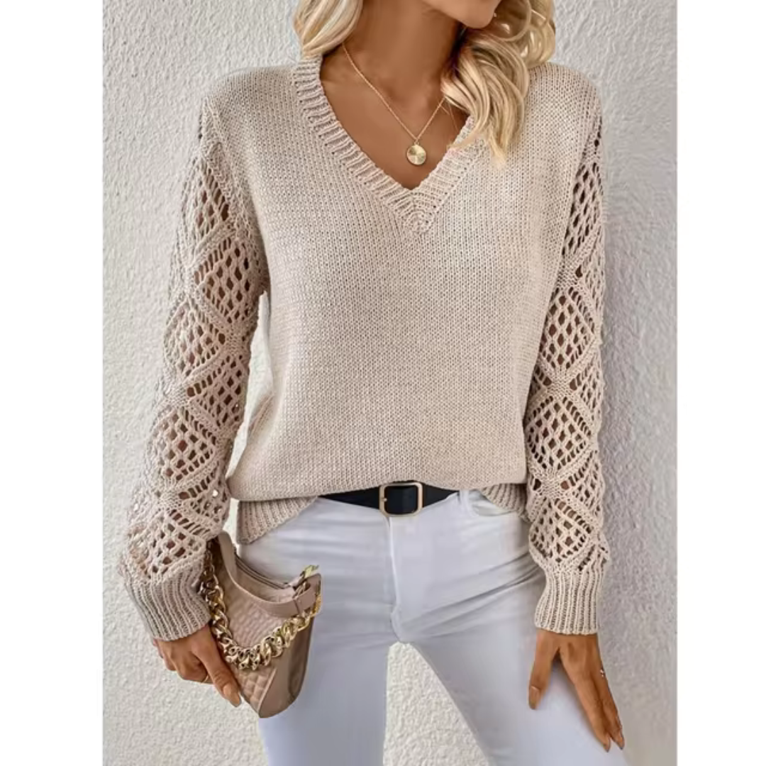 KYNSKIN™ - Tarin Cozy V-Neck Pullover