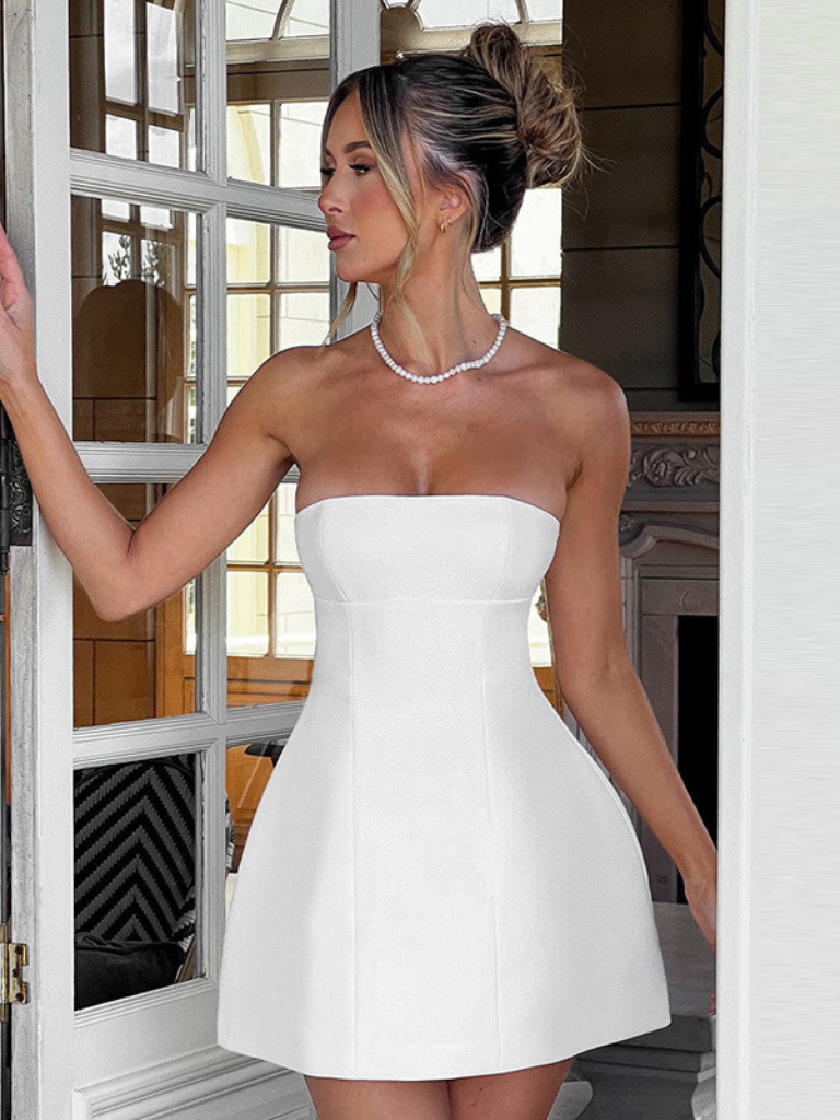 KYNSKIN™ - Luxe Strapless Mini Dress