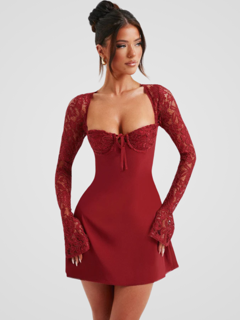 KYNSKIN™ - Amélie Lace Mini Dress