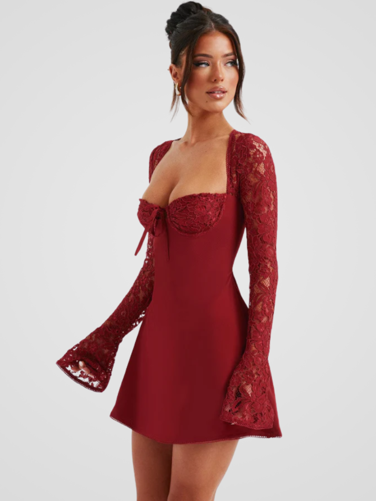 KYNSKIN™ - Amélie Lace Mini Dress