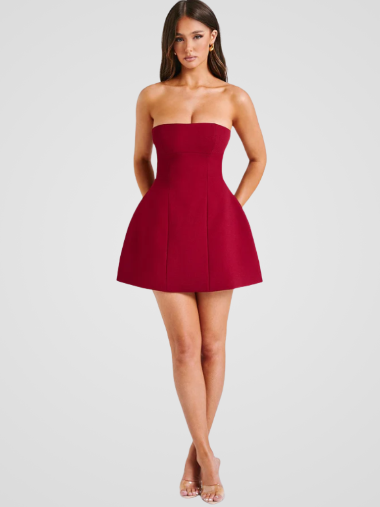 KYNSKIN™ - Luxe Strapless Mini Dress