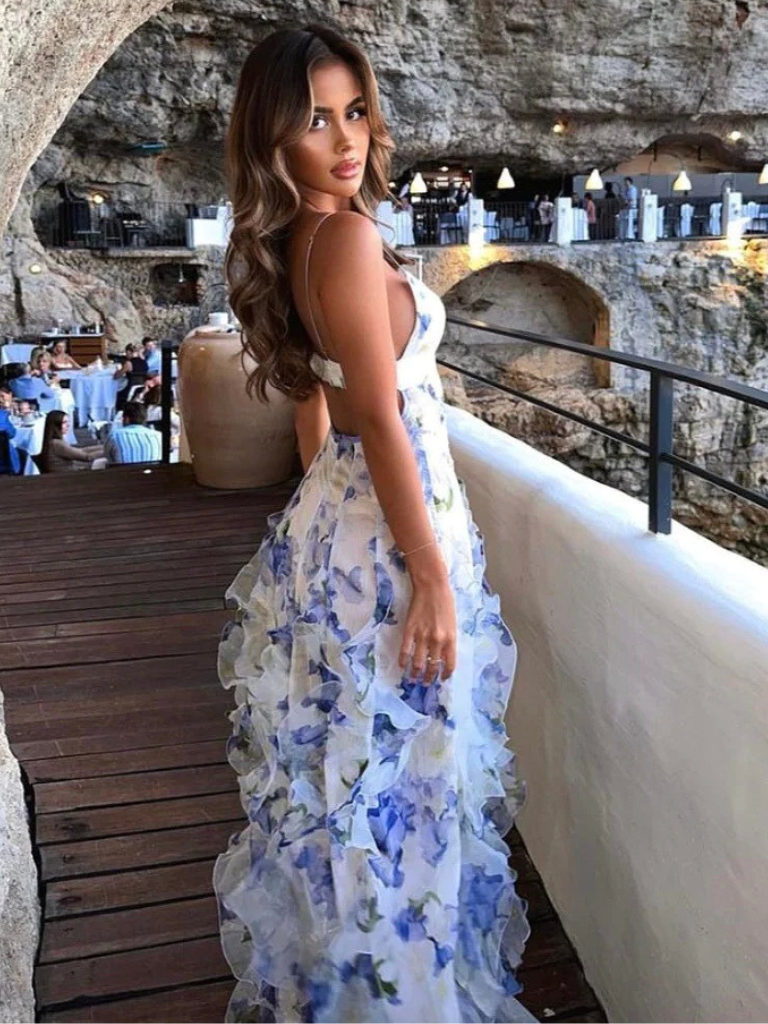KYNSKIN™ - Romantic Bloom Maxi Dress