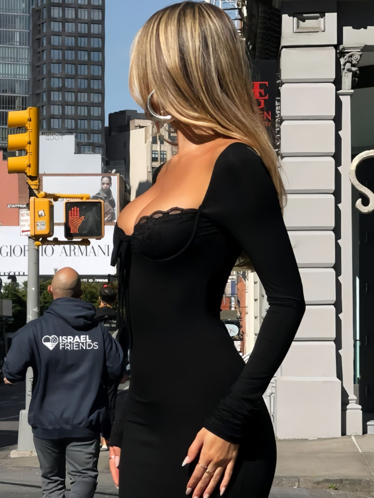 KYNSKIN™ - Noir Seduction Maxi Dress