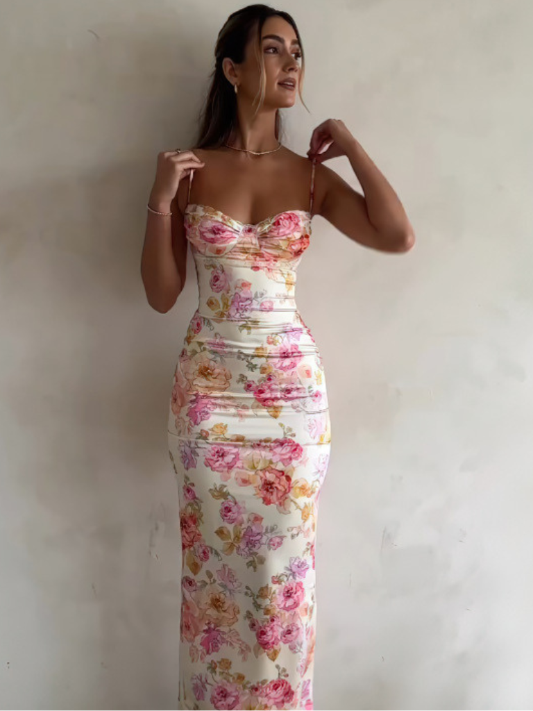 KYNSKIN™ - Fleur de Minuit Maxi Dress