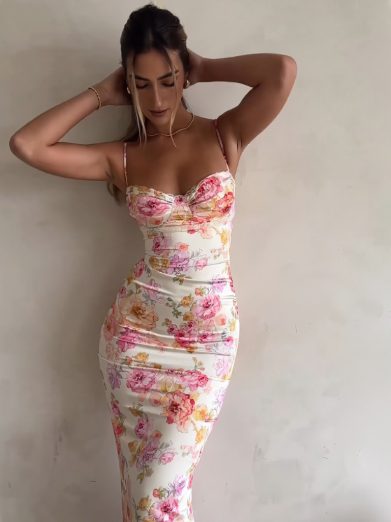 KYNSKIN™ - Fleur de Minuit Maxi Dress