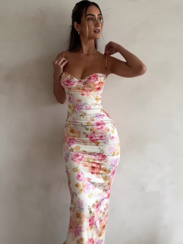 KYNSKIN™ - Fleur de Minuit Maxi Dress