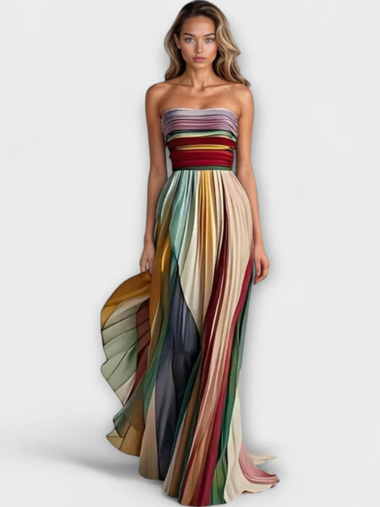 KYNSKIN™ - Lumina Stripe Dress