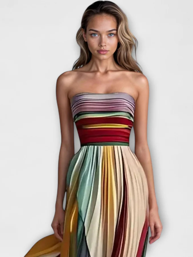 KYNSKIN™ - Lumina Stripe Dress