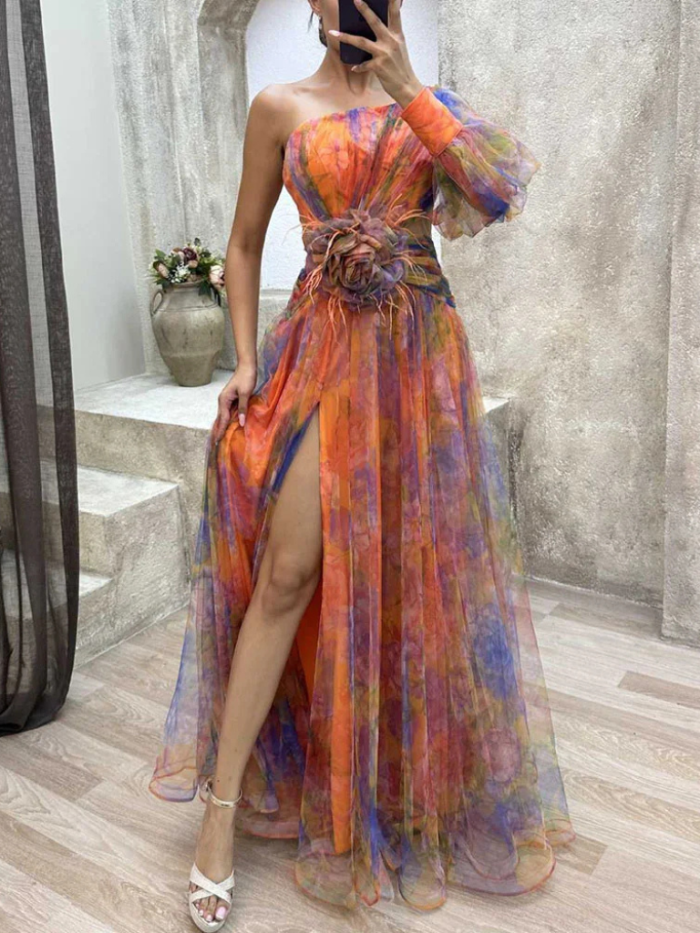 KYNSKIN™ - Fleur Mirage Maxi Dress