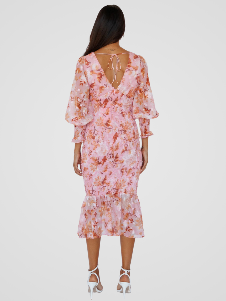 KYNSKIN™ - Garden Poetry Midi Dress