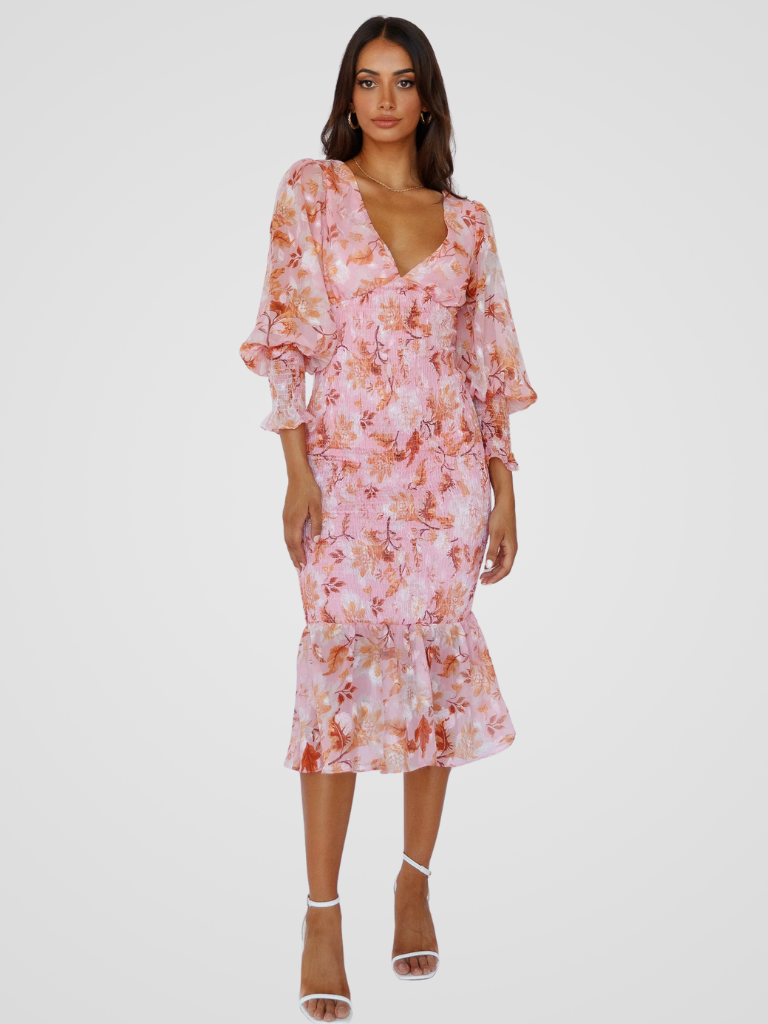 KYNSKIN™ - Garden Poetry Midi Dress