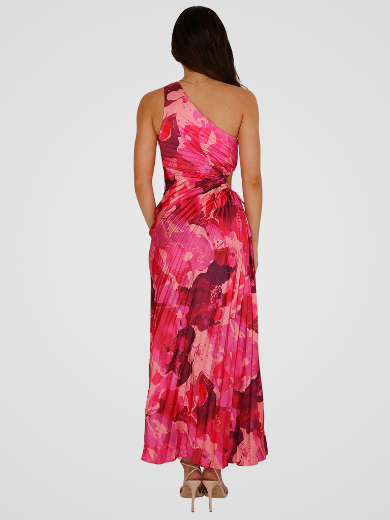 KYNSKIN™ - Aurora One Shoulder Pleated Dress