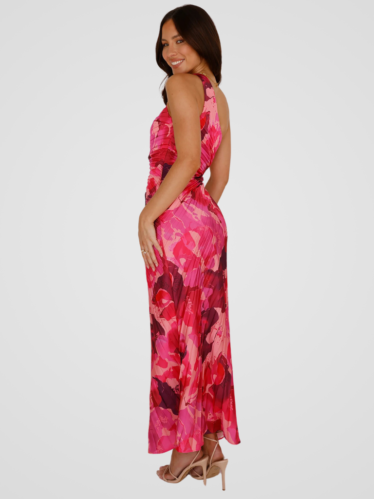 KYNSKIN™ - Aurora One Shoulder Pleated Dress