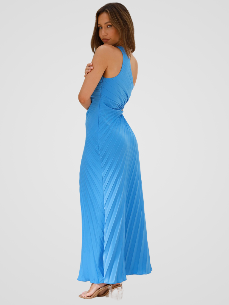 KYNSKIN™ - Aurora One Shoulder Pleated Dress