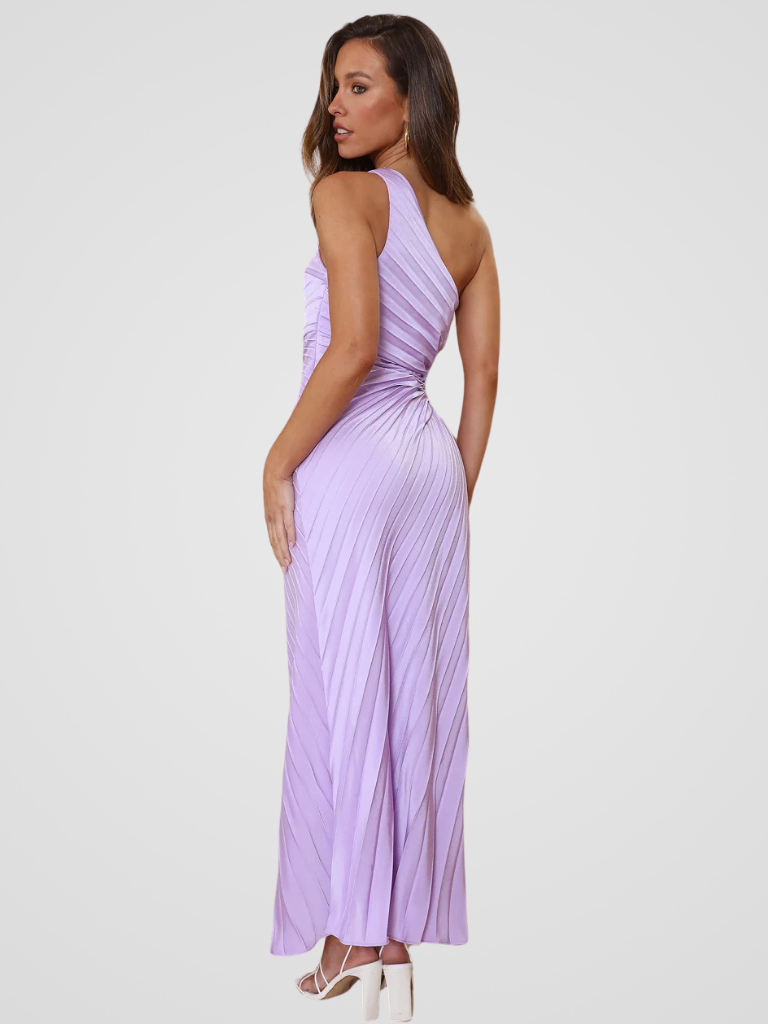 KYNSKIN™ - Aurora One Shoulder Pleated Dress