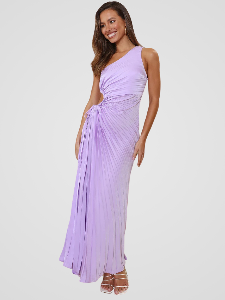 KYNSKIN™ - Aurora One Shoulder Pleated Dress