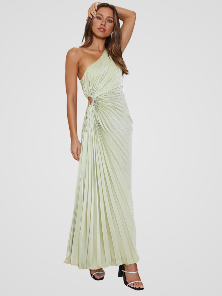 KYNSKIN™ - Aurora One Shoulder Pleated Dress