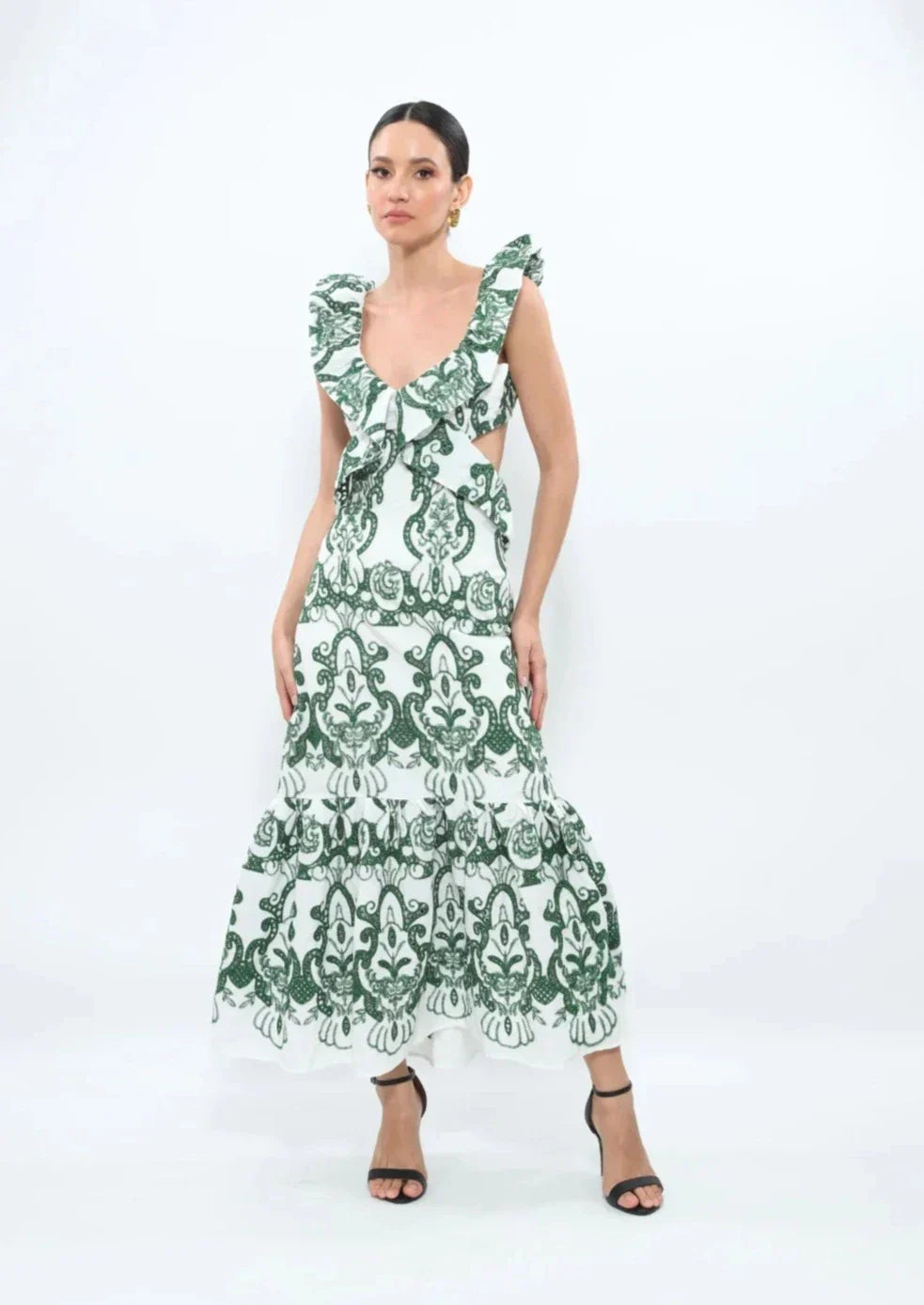 KYNSKIN™ - Haven Ruffled Maxi Dress
