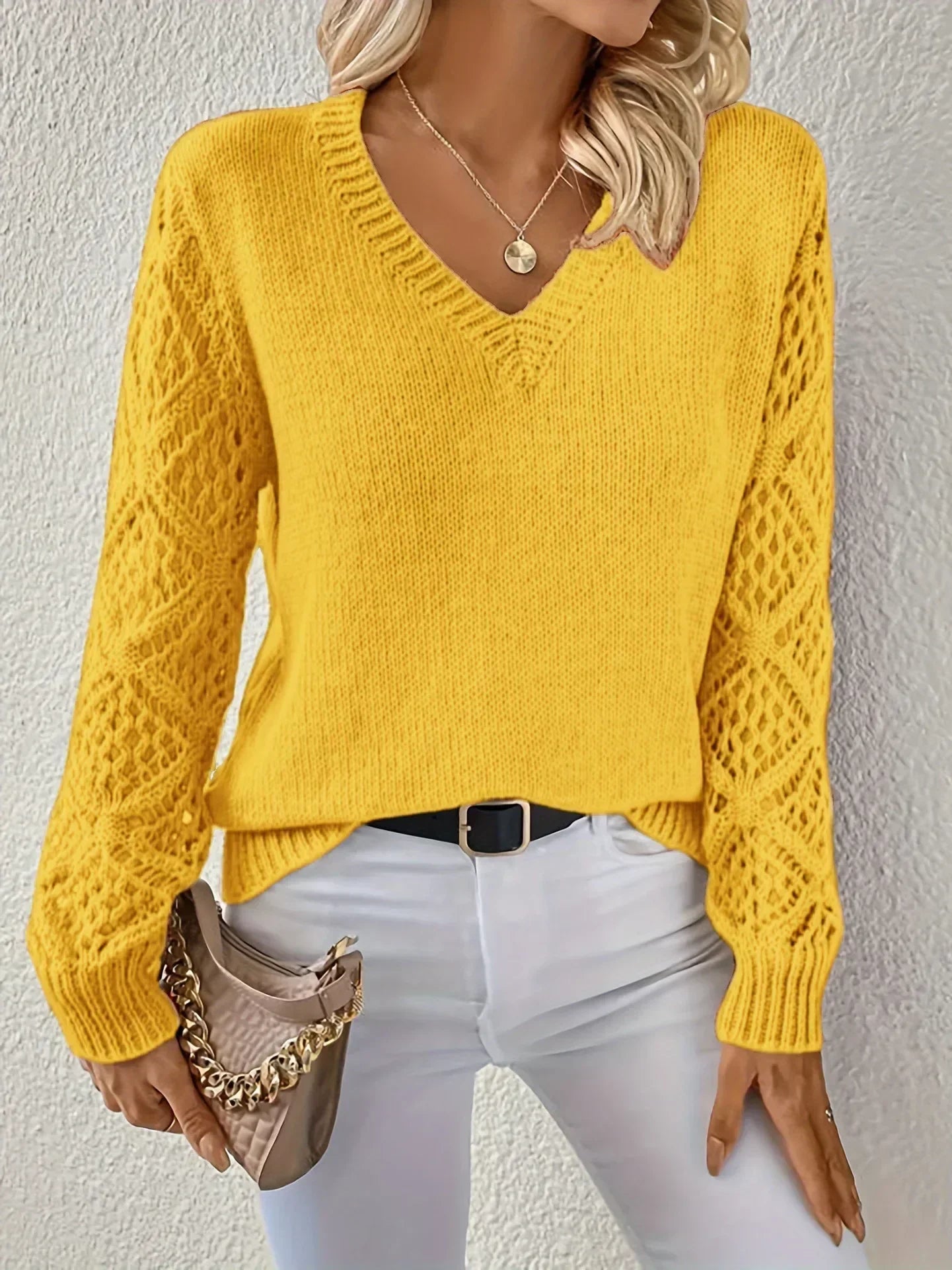 KYNSKIN™ - Tarin Cozy V-Neck Pullover