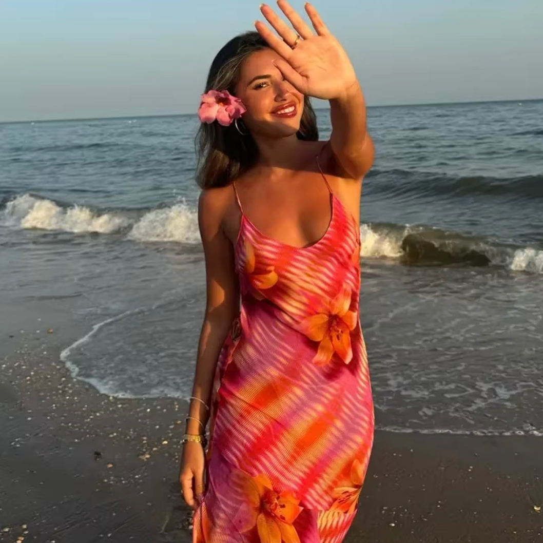 KYNSKIN™ - Dakota Vibrant Tropical Dress