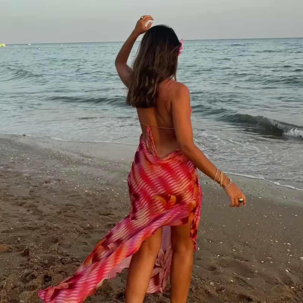 KYNSKIN™ - Dakota Vibrant Tropical Dress
