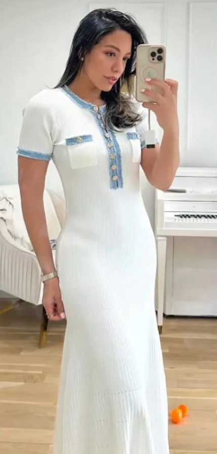 KYNSKIN™ - Jocelyn Buttoned Maxi Dress