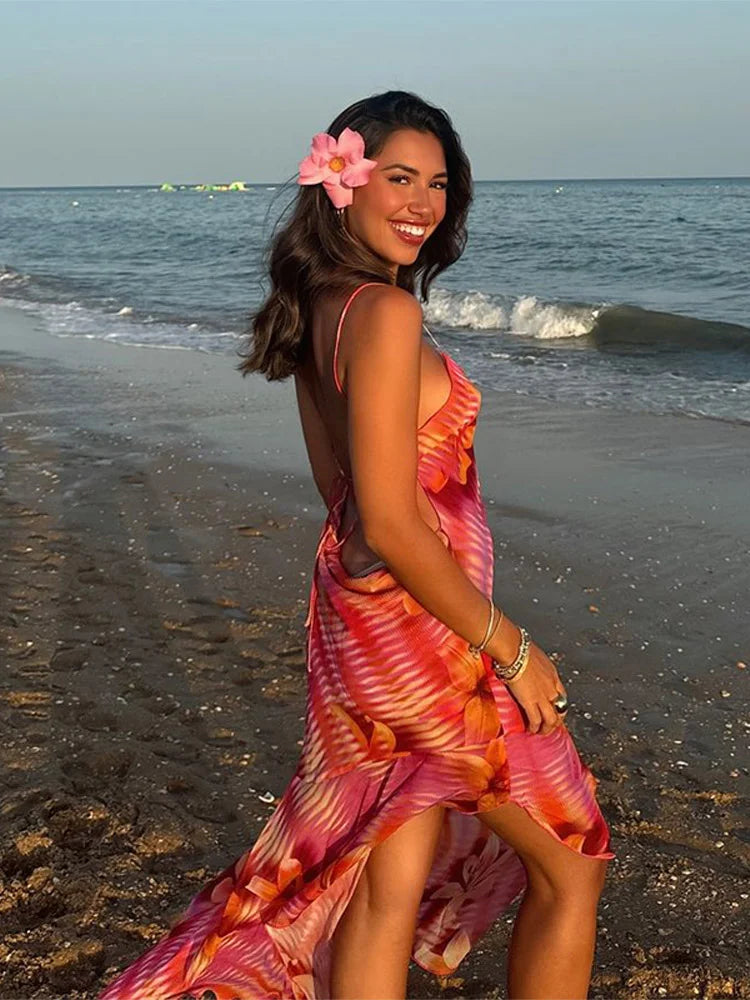 KYNSKIN™ - Dakota Vibrant Tropical Dress