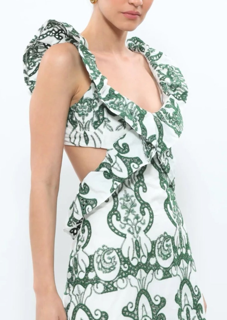KYNSKIN™ - Haven Ruffled Maxi Dress