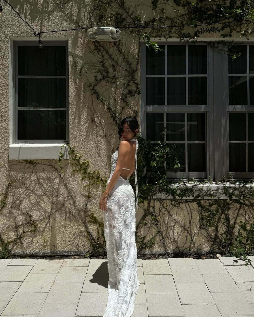 KYNSKIN™ - Arlette Hanging Neck Sleeveless Maxi Dress