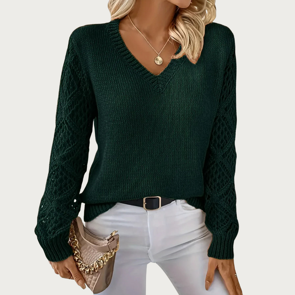 KYNSKIN™ - Tarin Cozy V-Neck Pullover