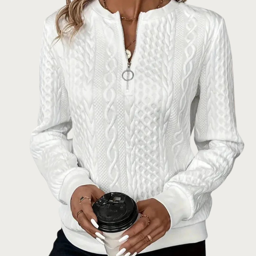 KYNSKIN™ - Mila Zip-Up Sweater