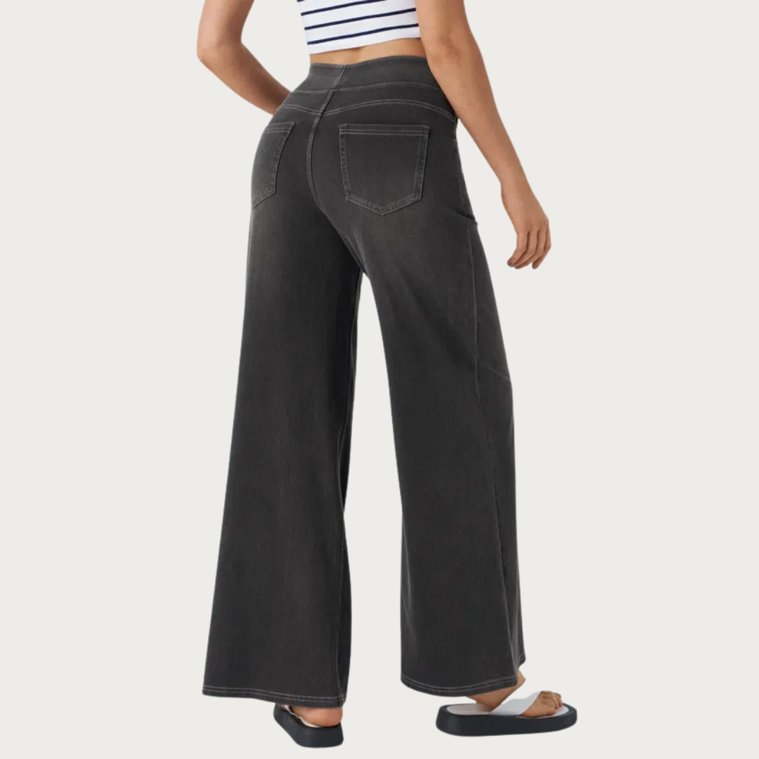 KYNSKIN™ - Solène Relaxed Fit Wide-Leg Jeans