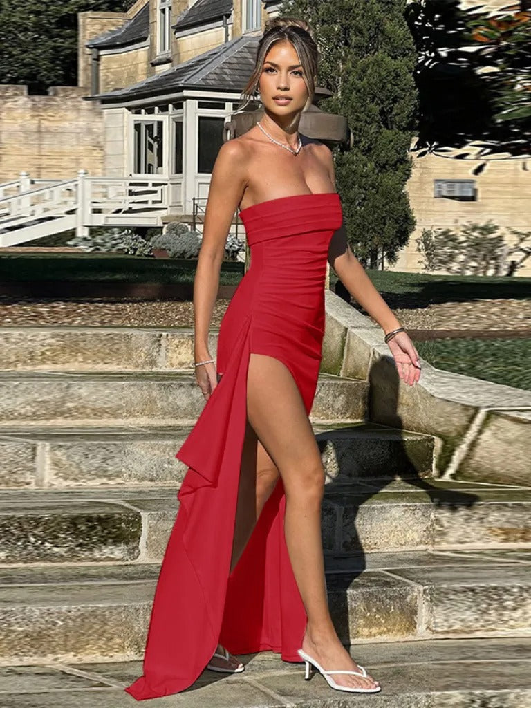 KYNSKIN™ - Elara Strapless Evening Gown