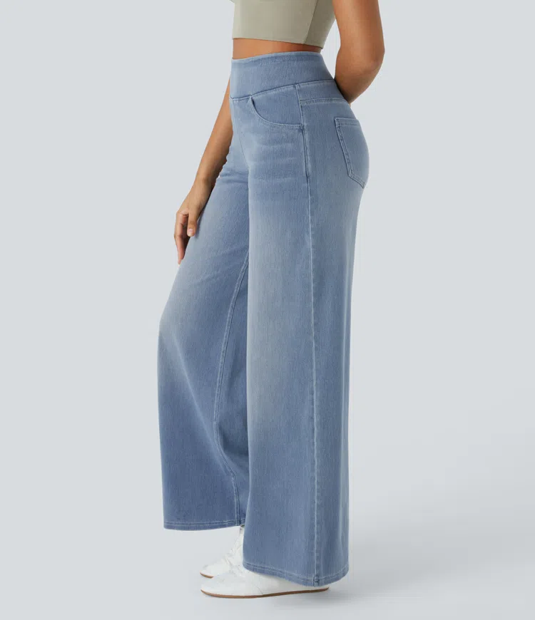 KYNSKIN™ - Solène Relaxed Fit Wide-Leg Jeans