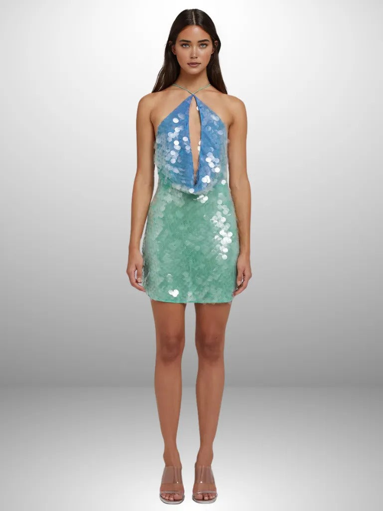 KYNSKIN™ - Ocean Breeze Sequin Dress