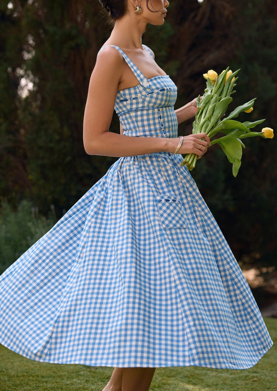 KYNSKIN™ - Ariana Sleeveless Midi Sundress