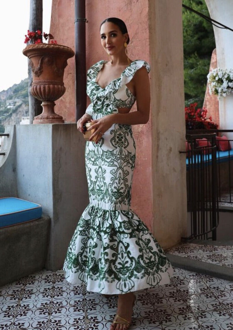 KYNSKIN™ - Haven Ruffled Maxi Dress