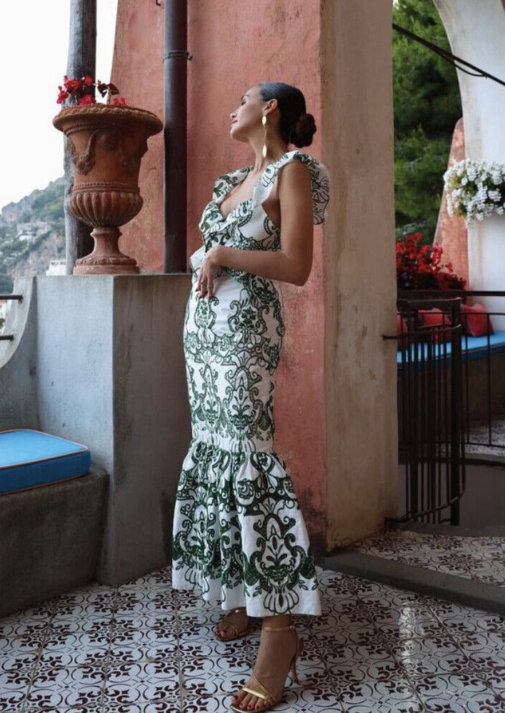 KYNSKIN™ - Haven Ruffled Maxi Dress