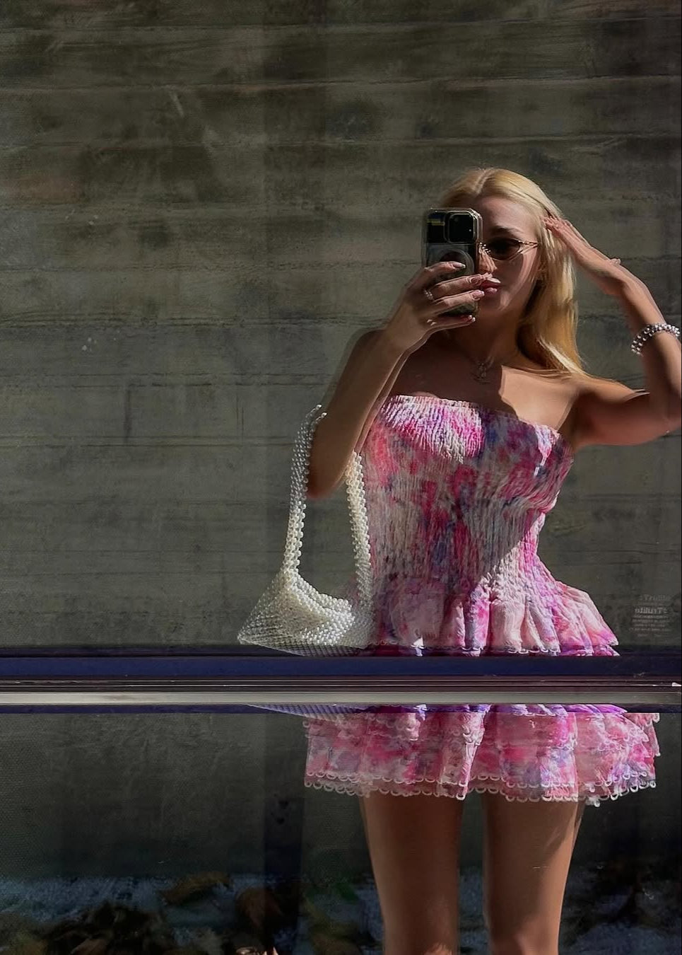 KYNSKIN™ - Cecilia Strapless Floral Dress