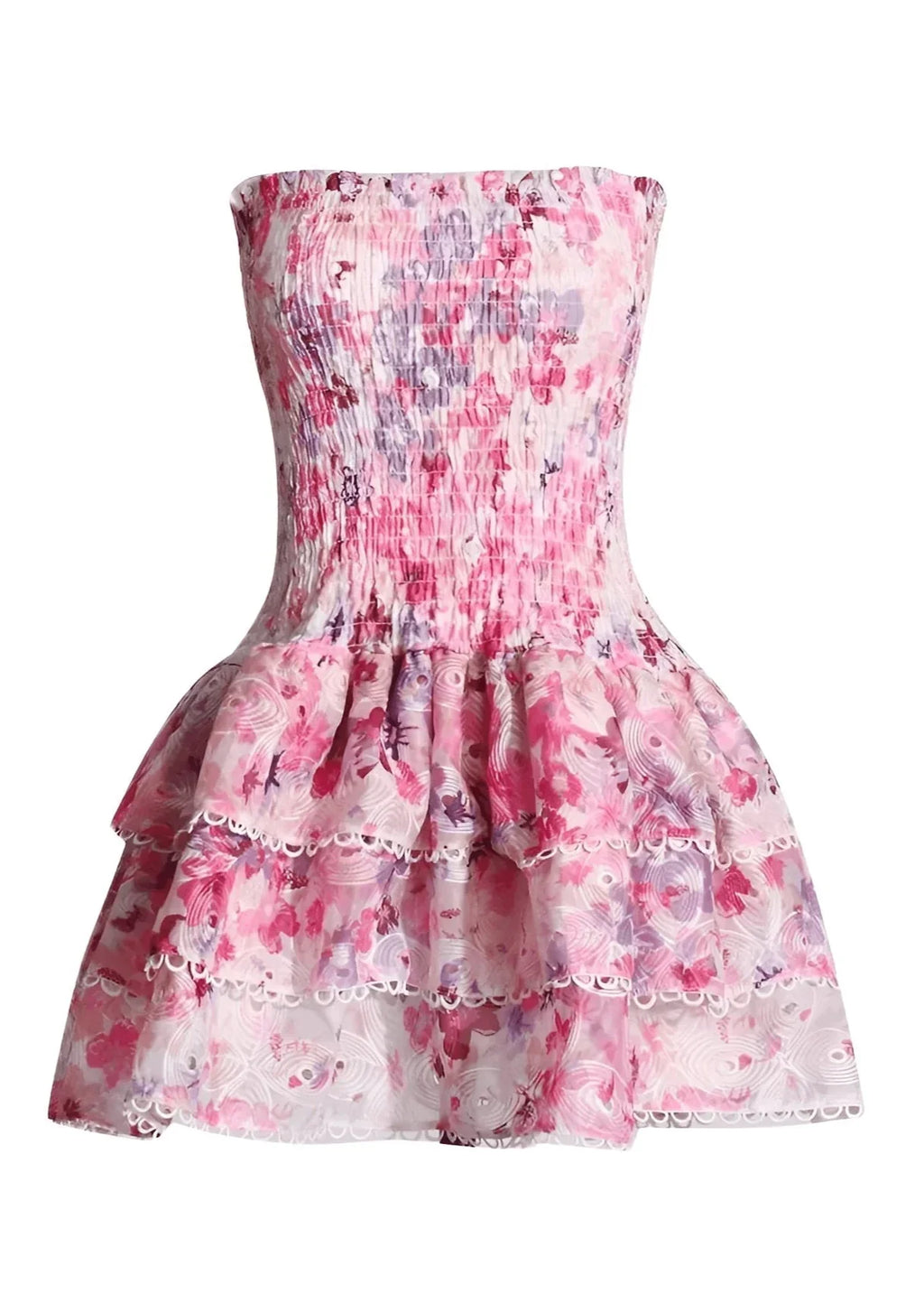 KYNSKIN™ - Cecilia Strapless Floral Dress