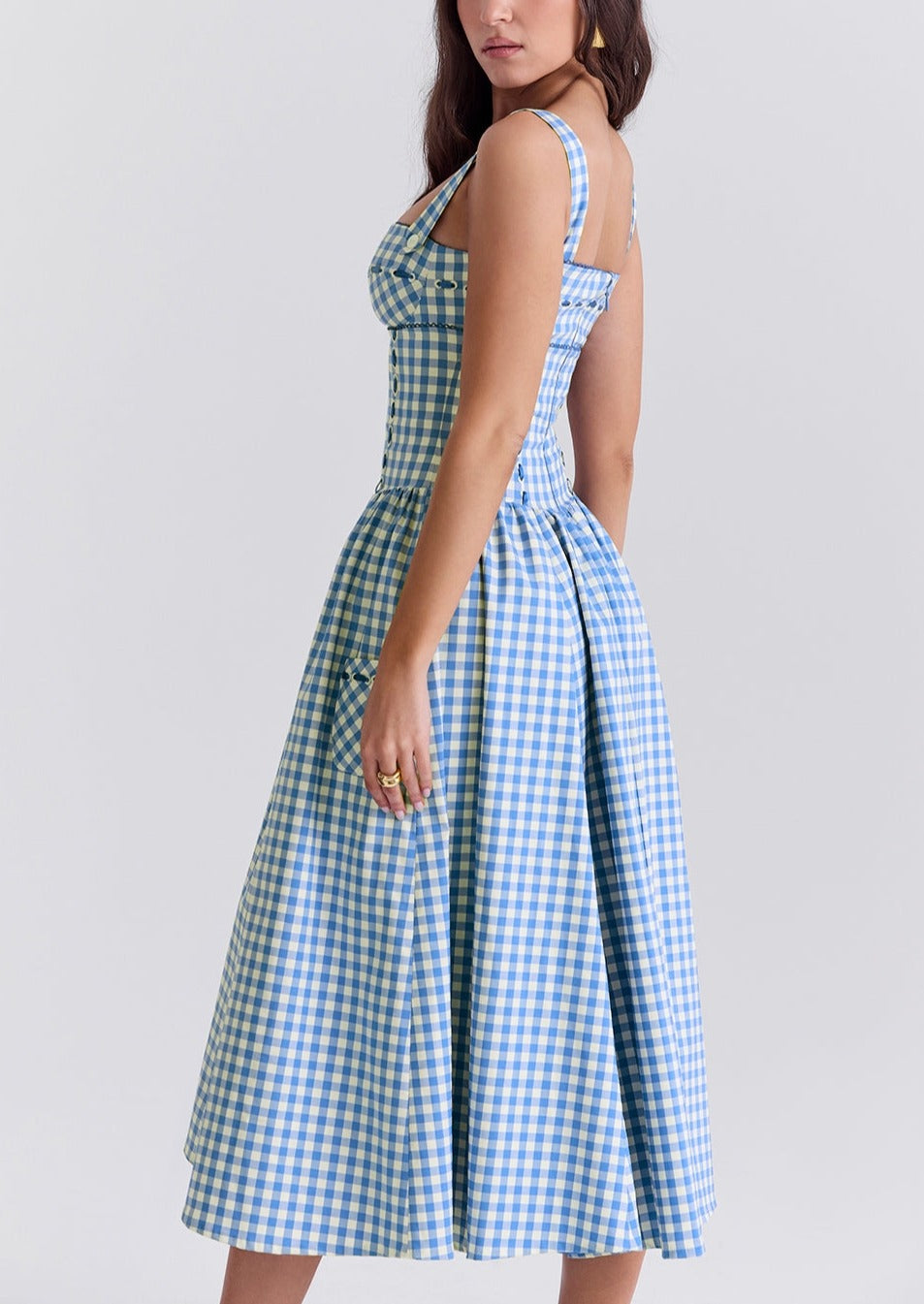 KYNSKIN™ - Ariana Sleeveless Midi Sundress