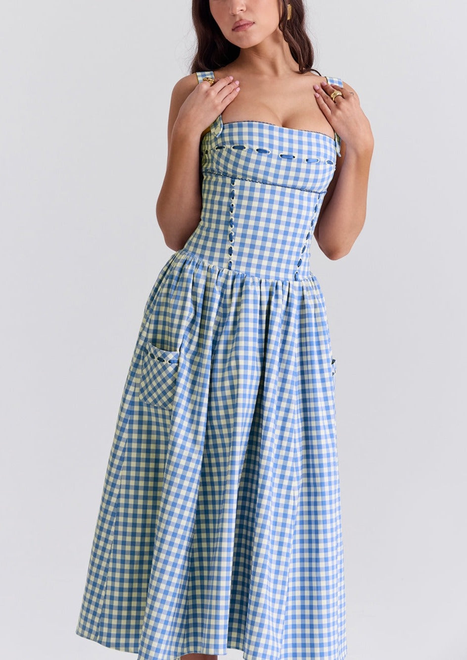 KYNSKIN™ - Ariana Sleeveless Midi Sundress
