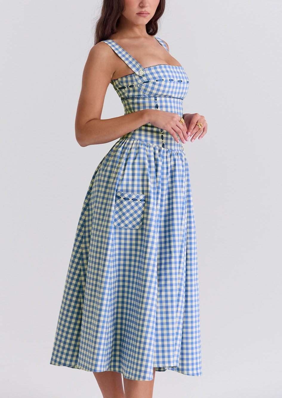 KYNSKIN™ - Ariana Sleeveless Midi Sundress
